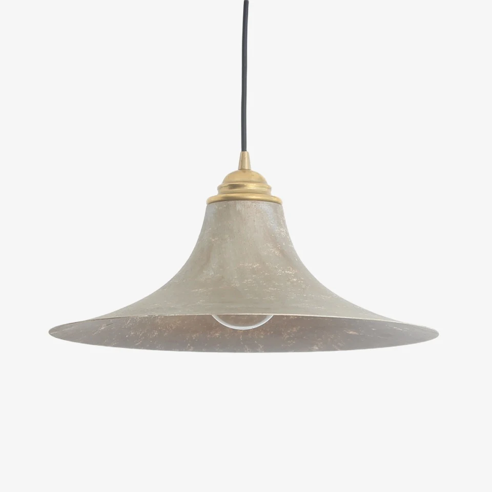 Aged brass fitting pendant lamp