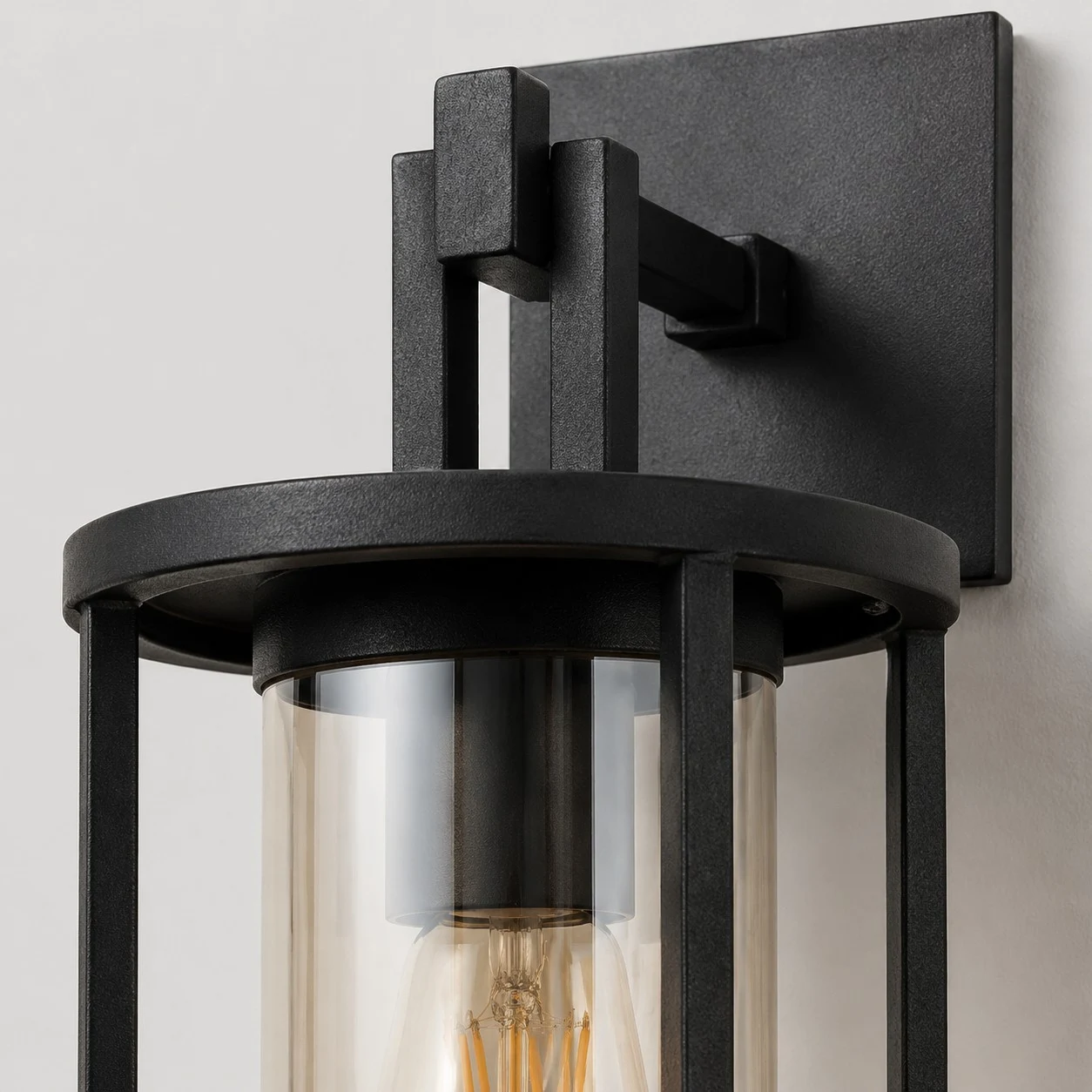 outdoor wall lantern detail