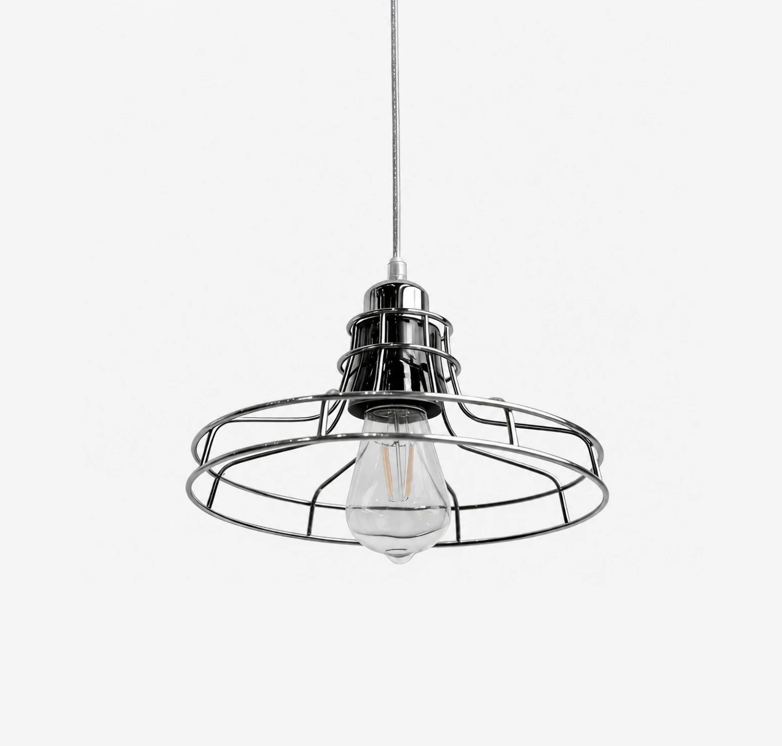 Silver pendant lamp SKU image