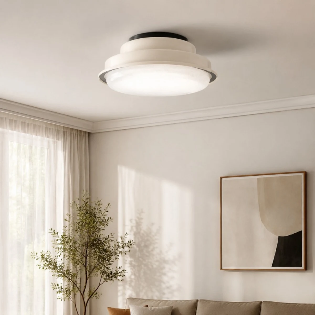 ceiling light room scene