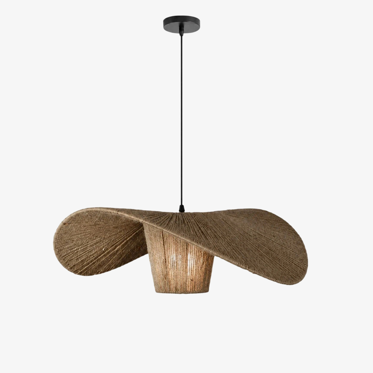 Dia 100 cm hemp rope pendant light