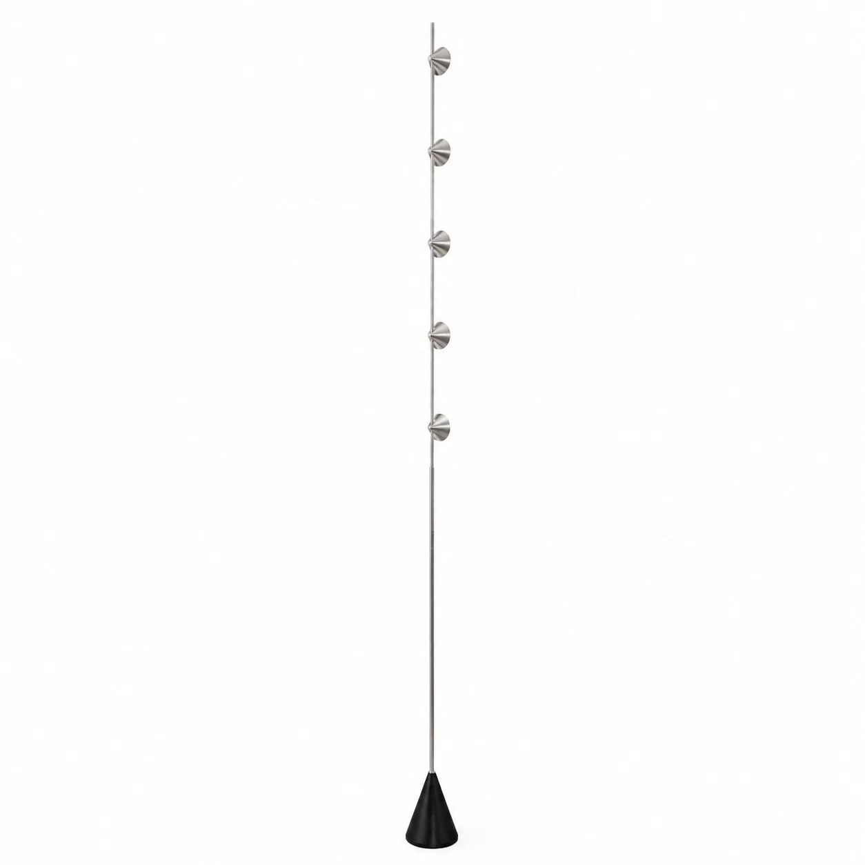 Full standing sunset projection floor lamp on white background