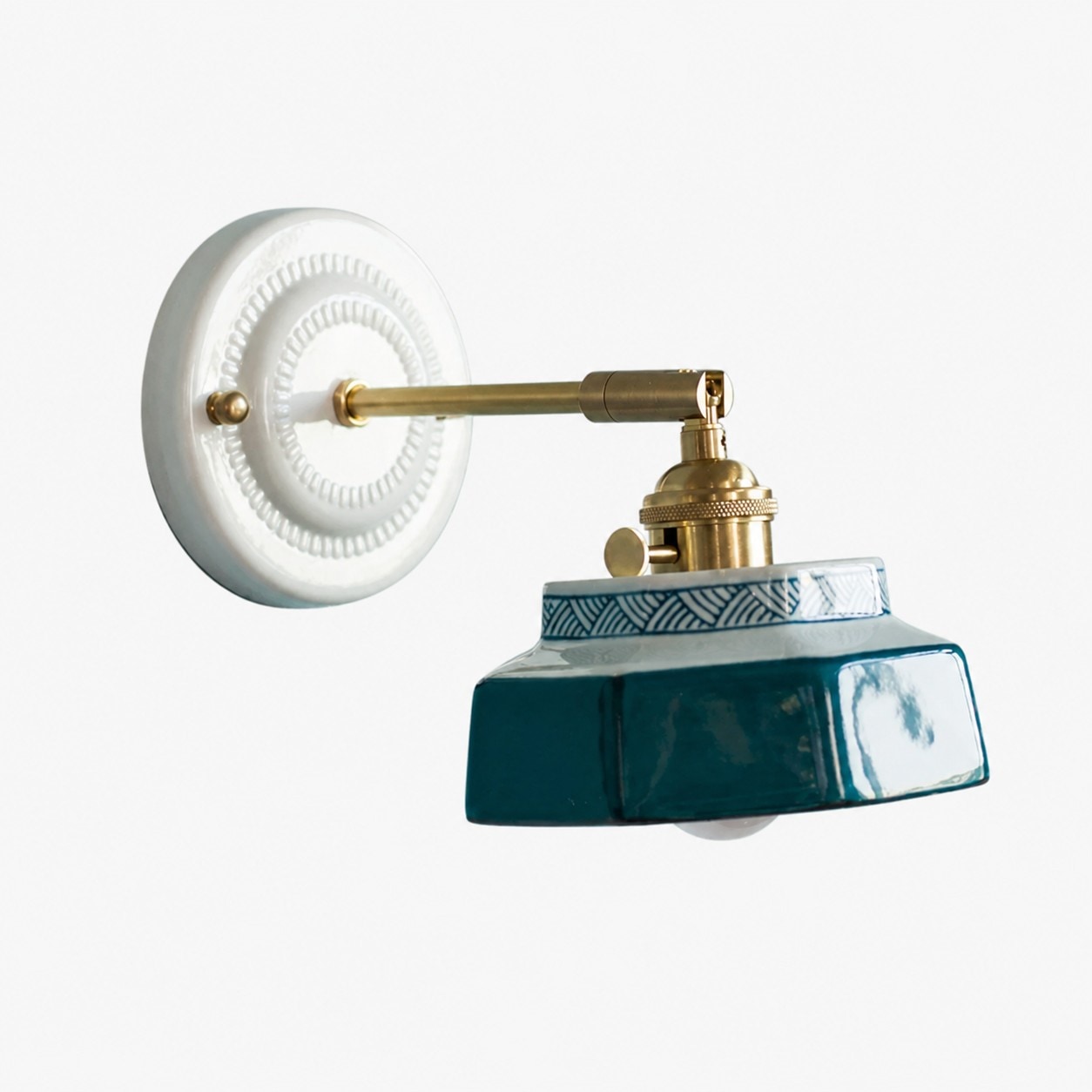 Blue Ceramics Style C ceramic wall lamp