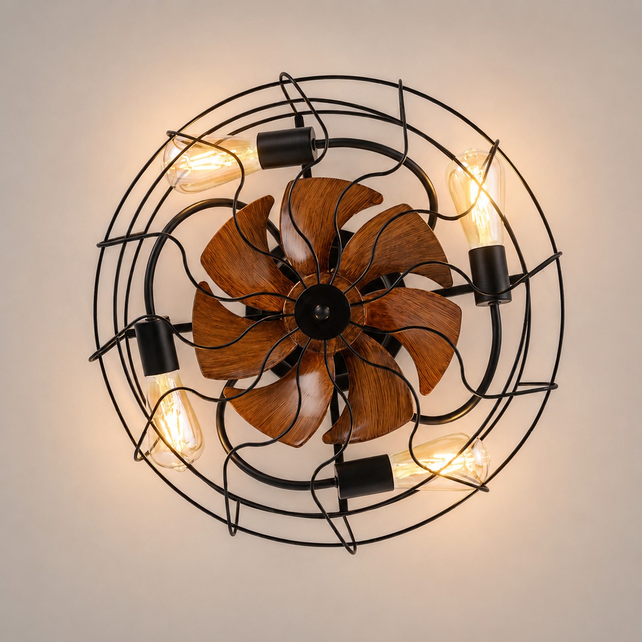 Ceiling fan light detail view