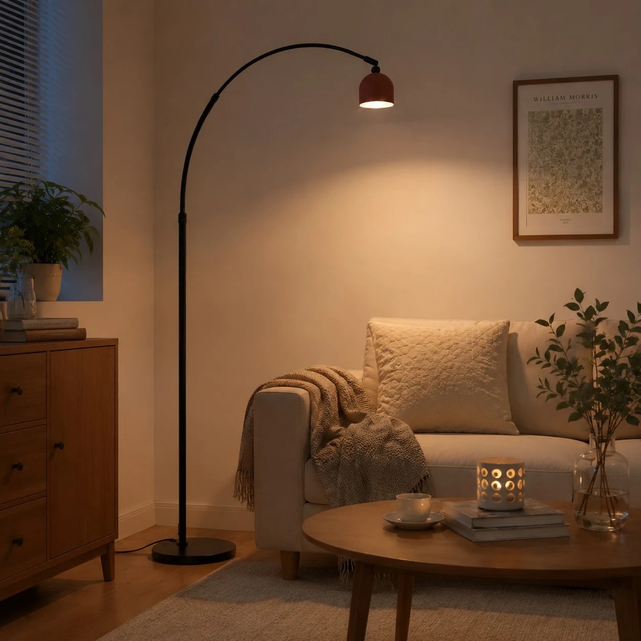 living room arc scene