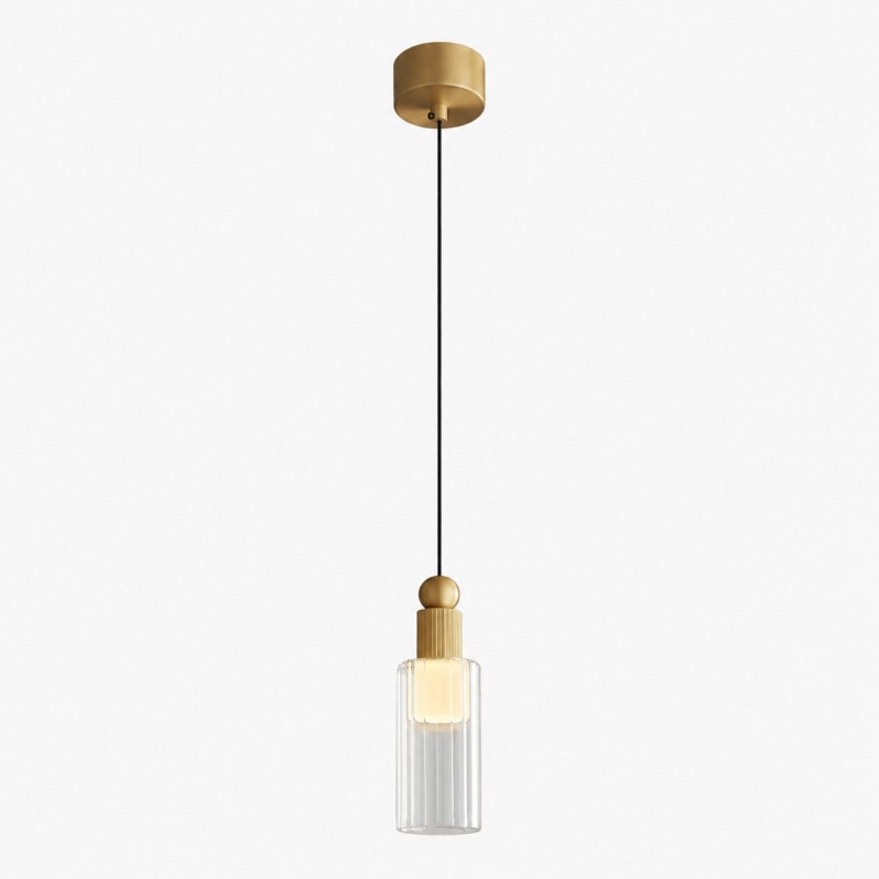 Natural copper mini pendant full product view
