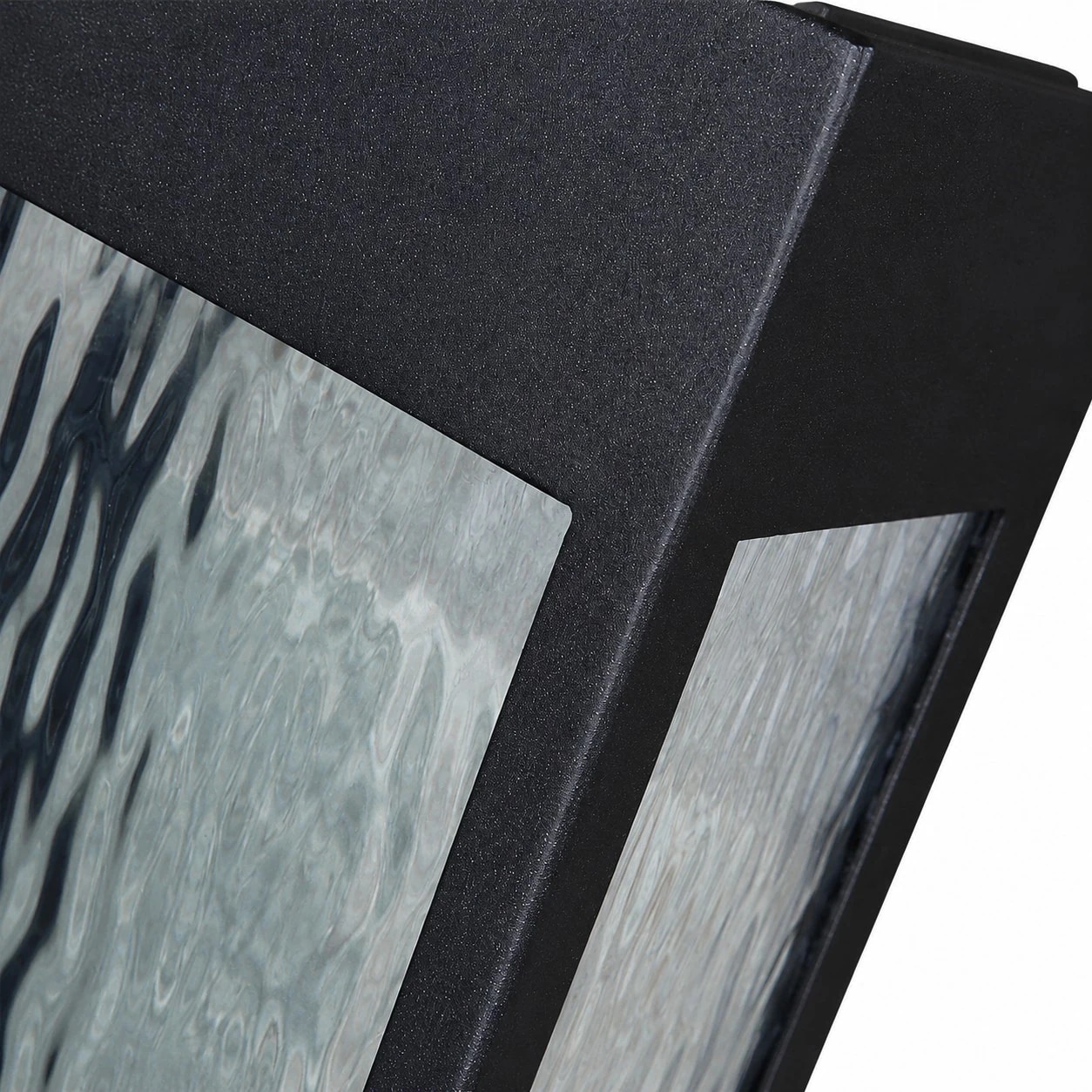 Matte frame and glass detail