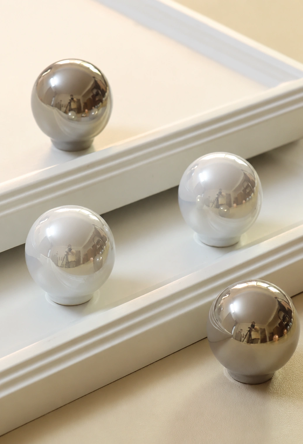French Round Pearl Cabinet Knob - image 12