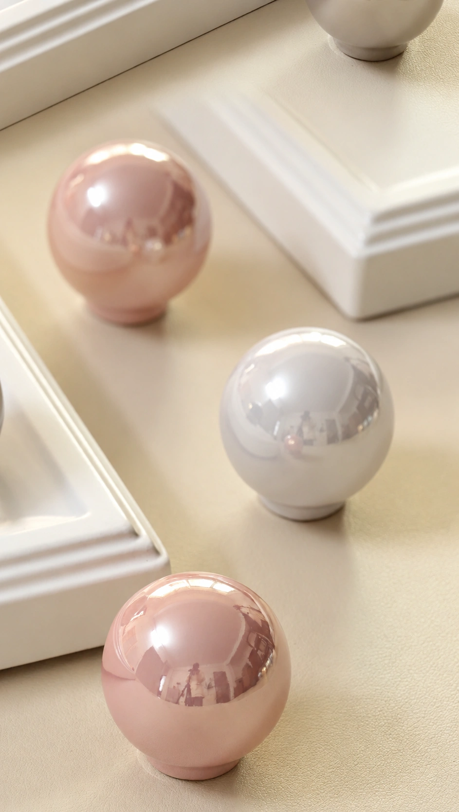 Pearl-Glaze Round Cabinet Knob - image 14