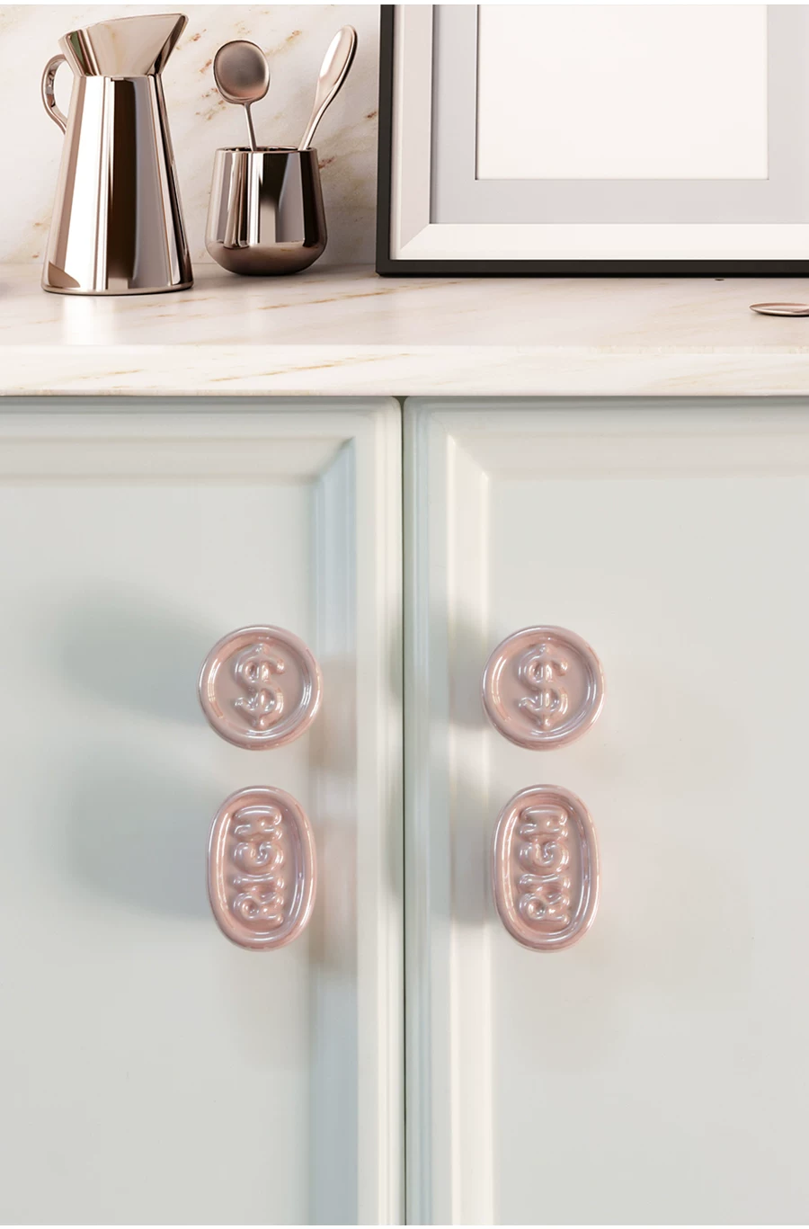 Coin-Style Pearl Cabinet Knob - image 18