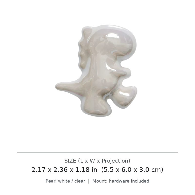 Dinosaur Pearl Cabinet Knob - image 5