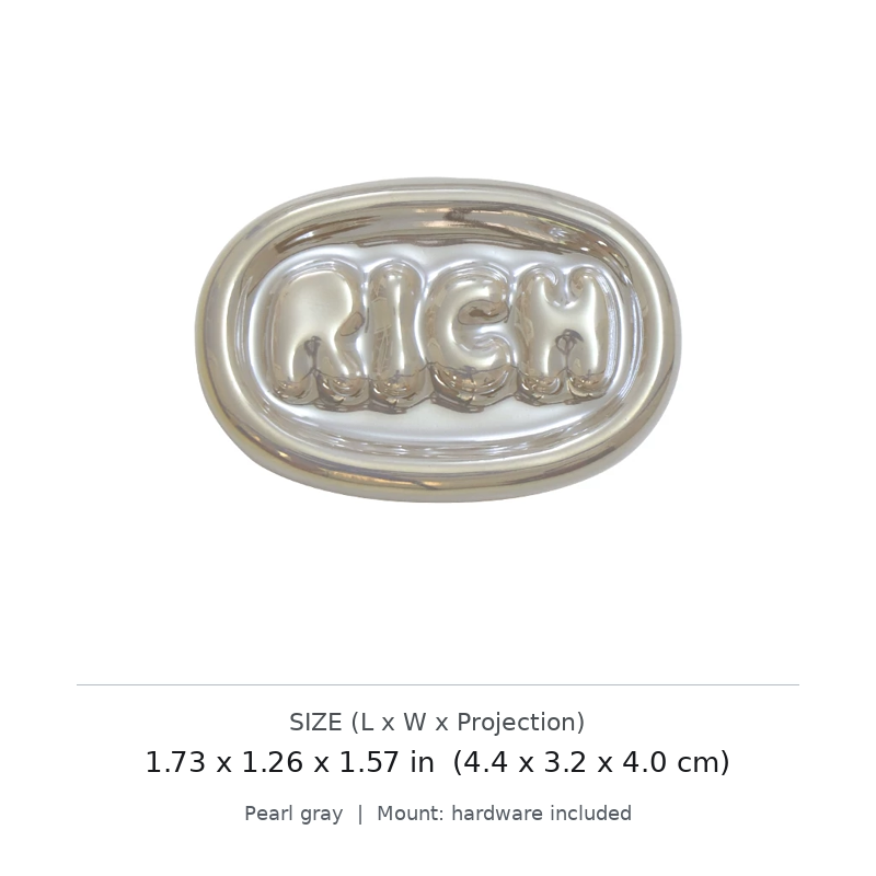 Coin-Style Pearl Cabinet Knob - image 3