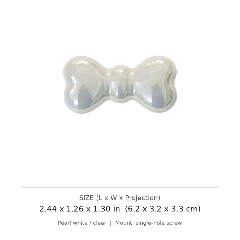 Bow Pearl Ceramic Cabinet Knob - image 5