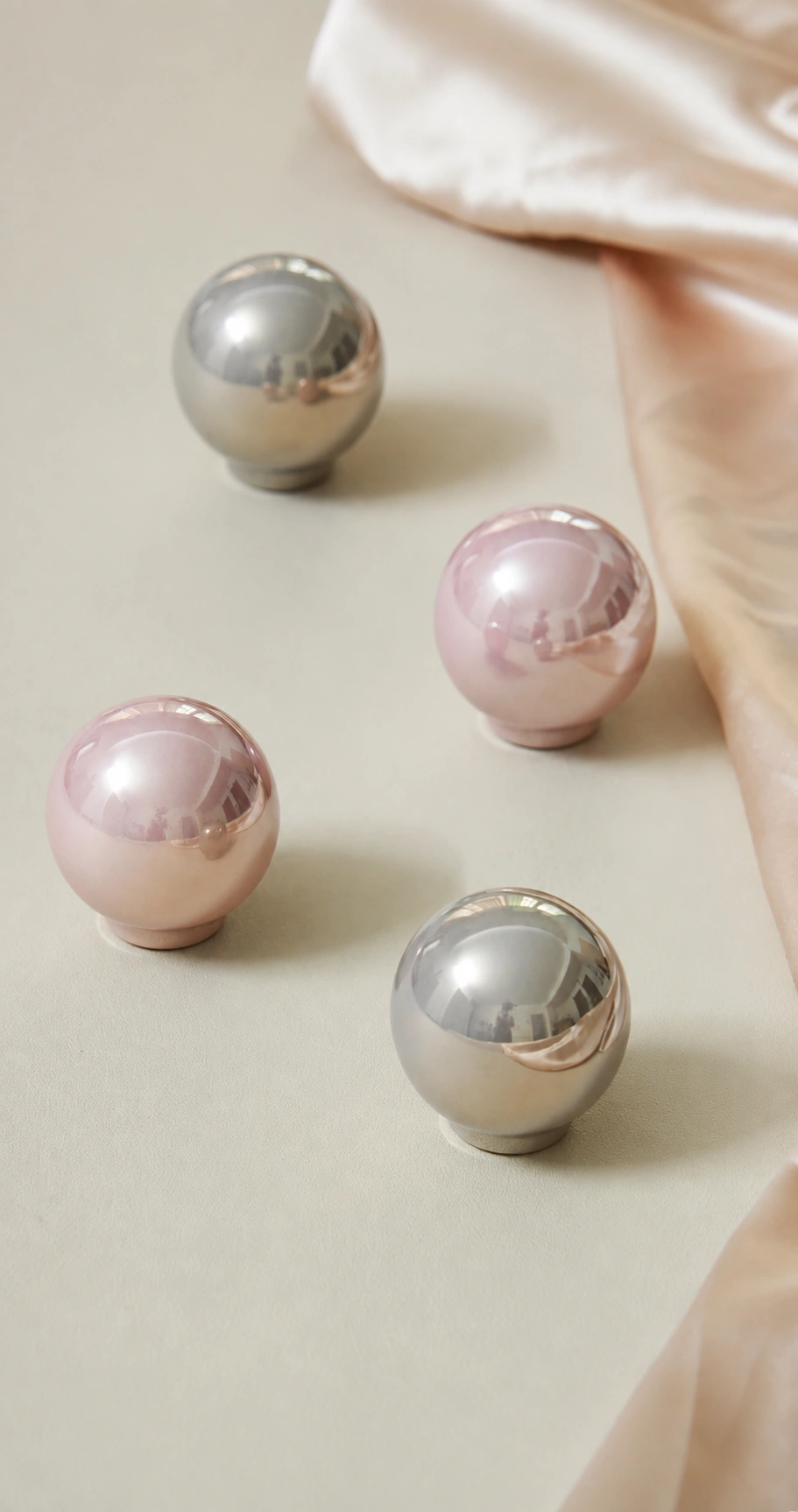 Pearl-Glaze Round Cabinet Knob - image 12