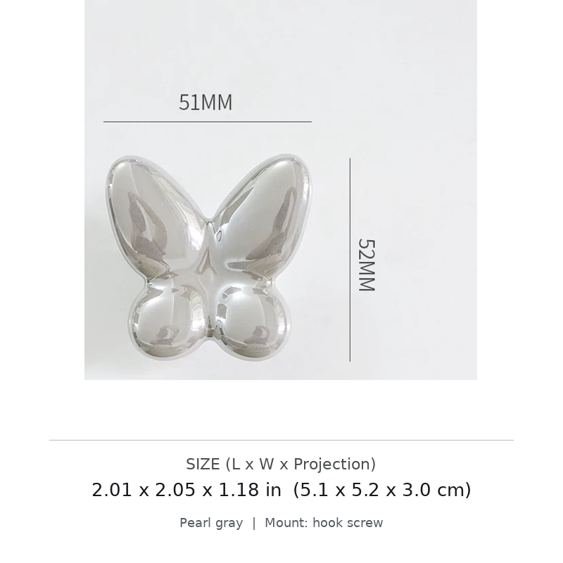 Butterfly No-Drill Decorative Wall Hook - image 3