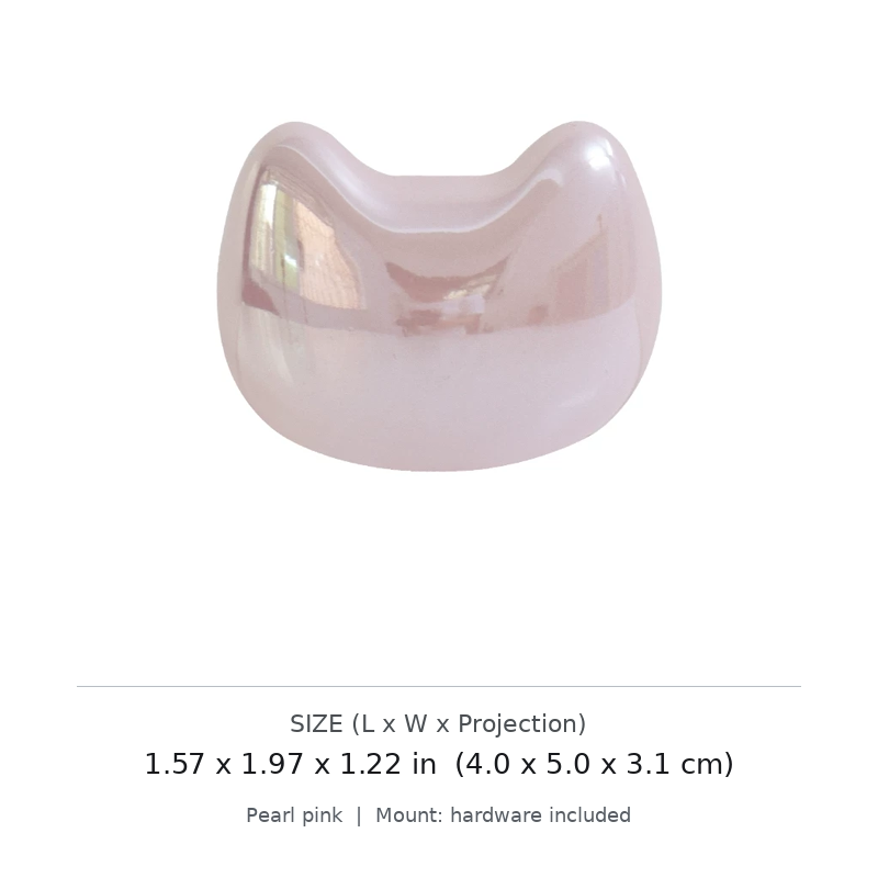 Lucky Cat and Cat Paw Cabinet Knob - image 2