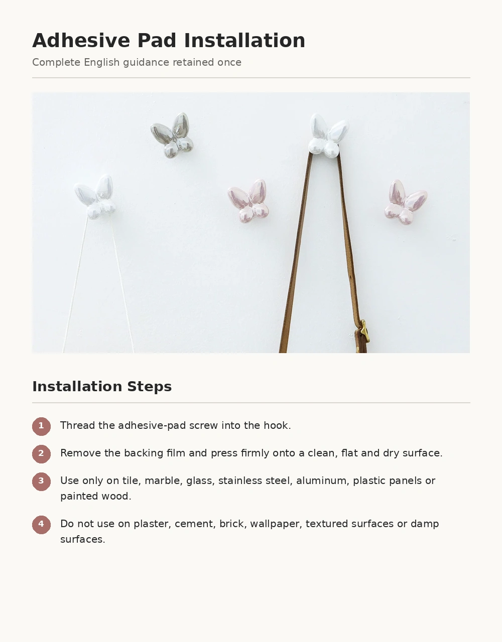 Butterfly No-Drill Decorative Wall Hook - image 20