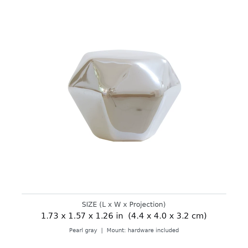 Diamond Pearl Cabinet Knob - image 3