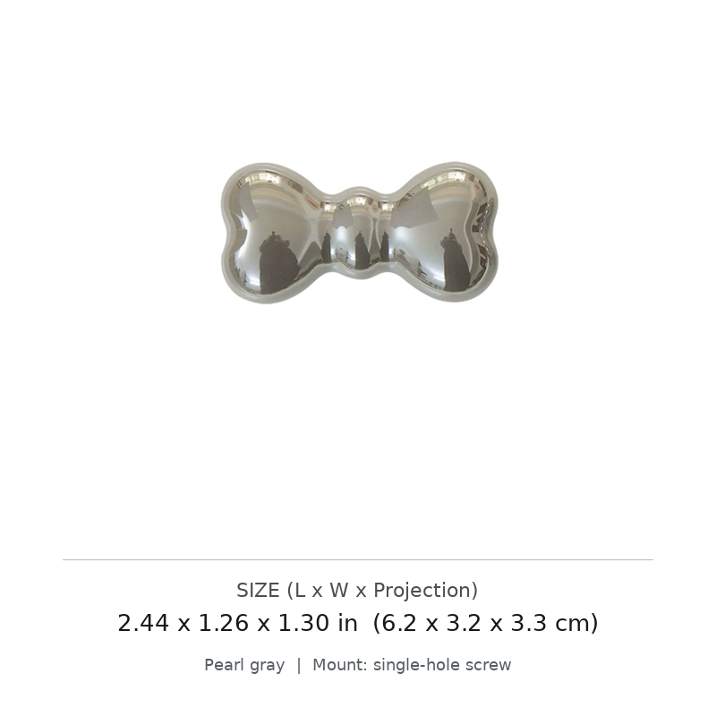 Bow Pearl Cabinet Knob - image 3