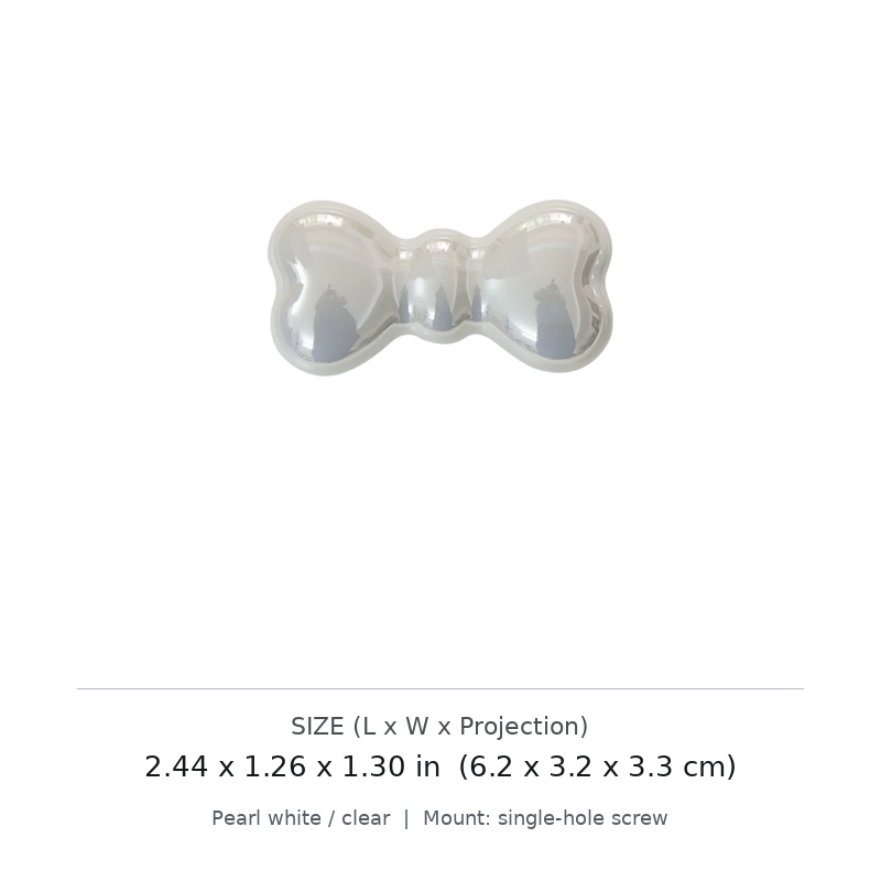 Bow Pearl Cabinet Knob - image 2