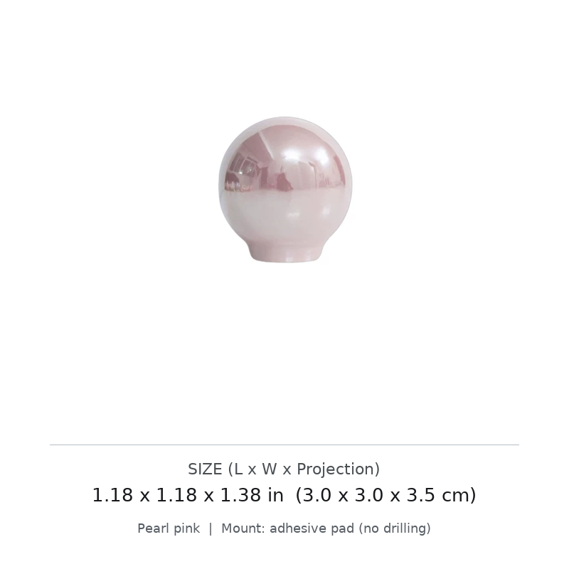 Round No-Drill Cabinet Knob - image 4
