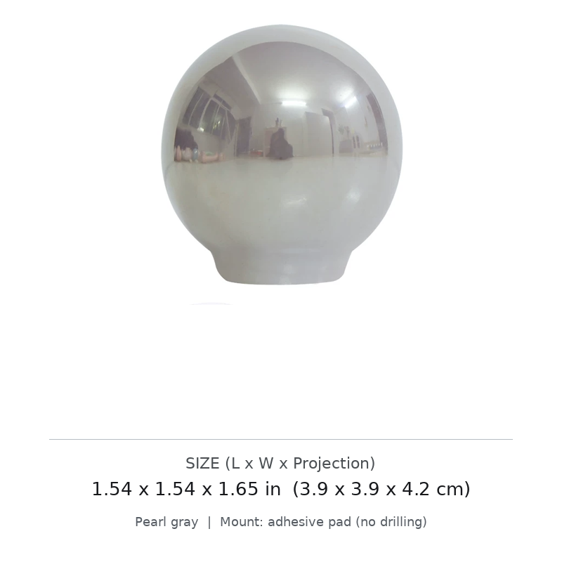 Round No-Drill Cabinet Knob - image 3