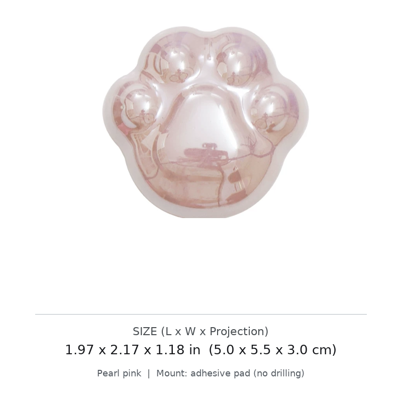 Cat Paw No-Drill Cabinet Knob - image 1