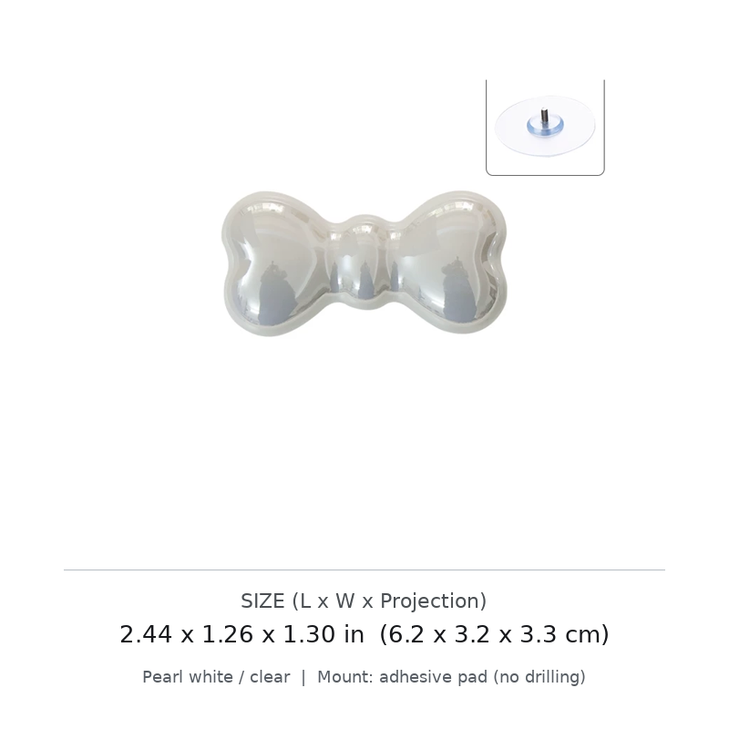Bow Pearl Cabinet Knob - image 5