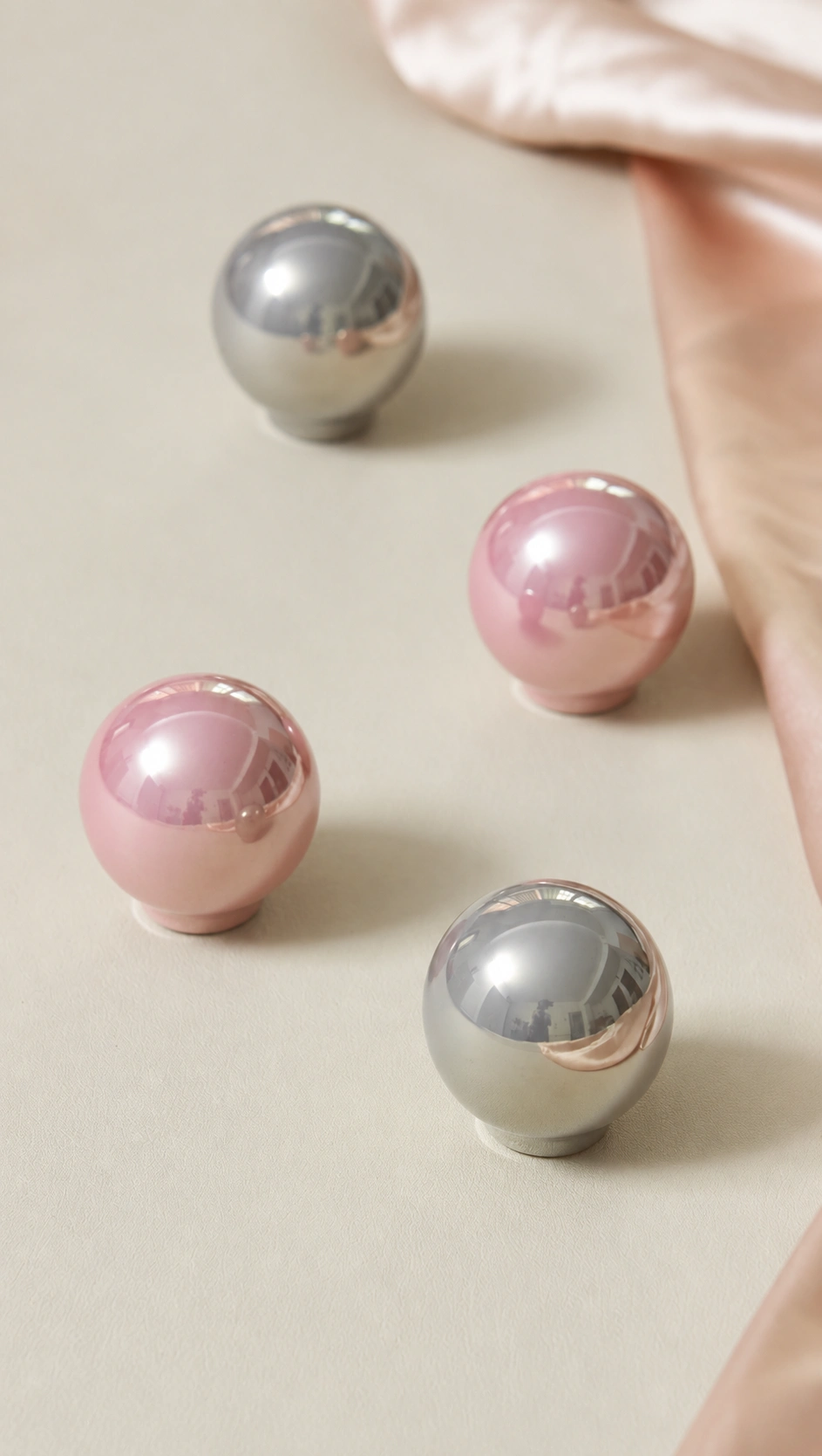 French Round Pearl Cabinet Knob - image 15