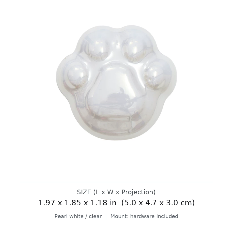 Lucky Cat and Cat Paw Cabinet Knob - image 4