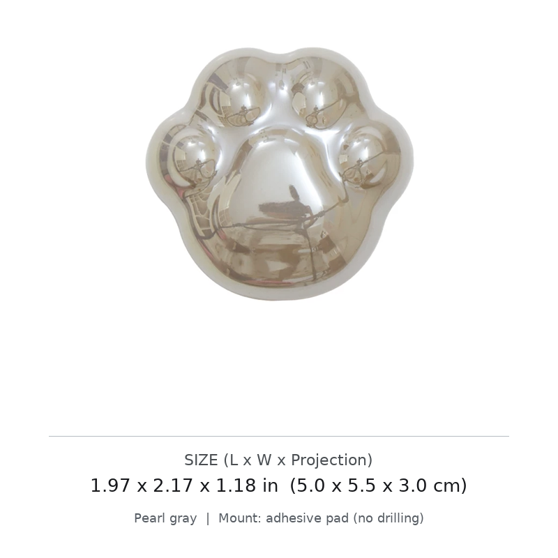 Cat Paw No-Drill Cabinet Knob - image 3