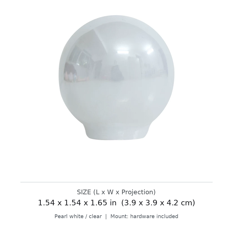 Pearl-Glaze Round Cabinet Knob - image 3