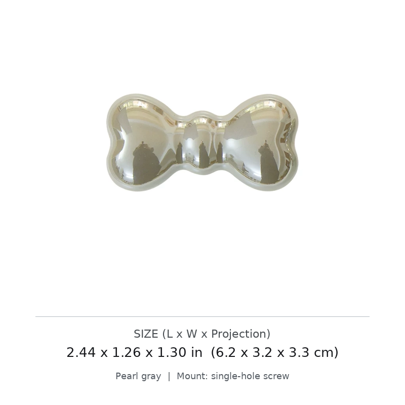 Bow Pearl Ceramic Cabinet Knob - image 6