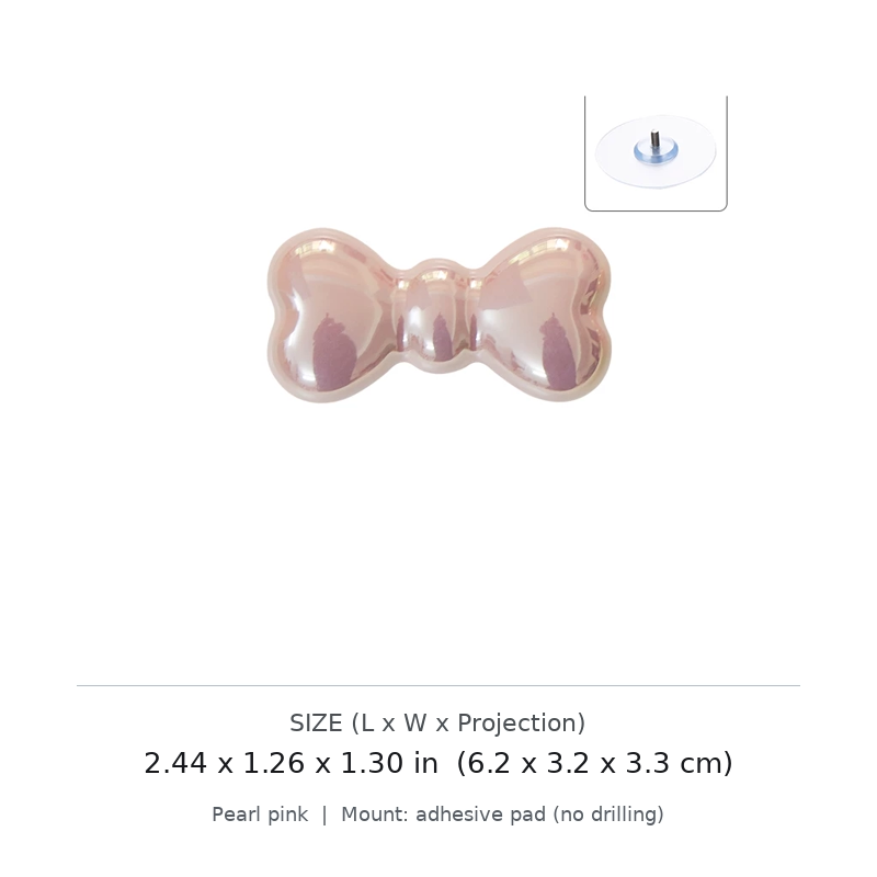 Bow Pearl Cabinet Knob - image 4