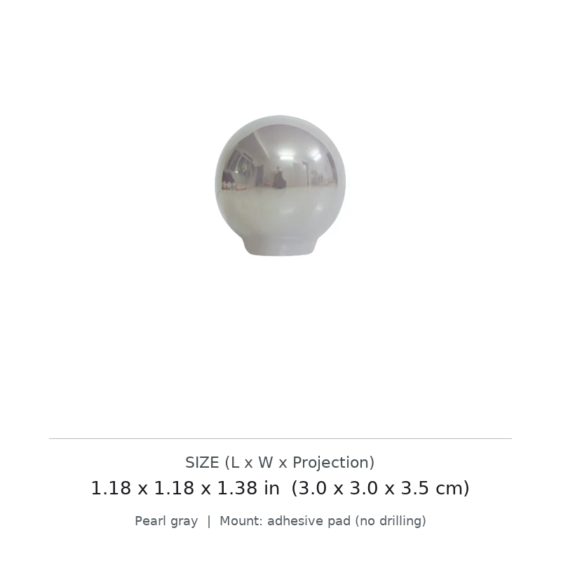 Round No-Drill Cabinet Knob - image 6