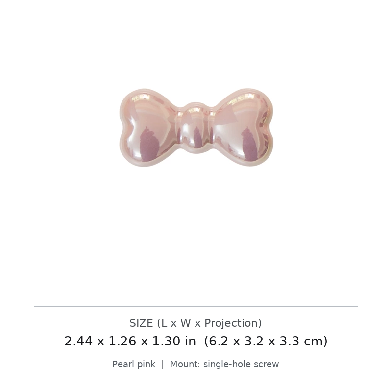 Bow Pearl Cabinet Knob - image 1