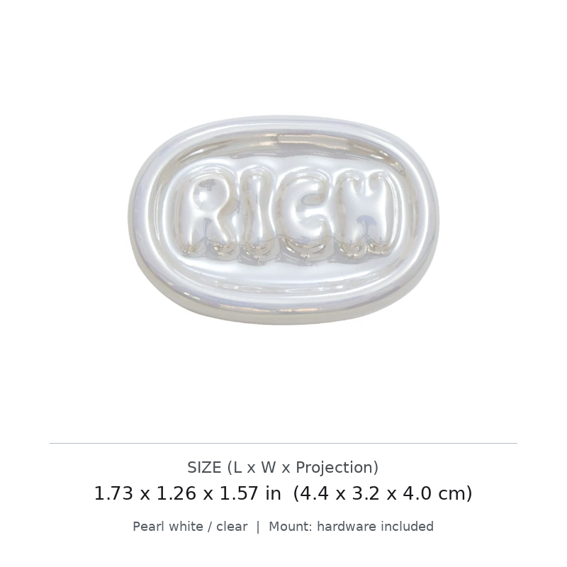 Coin-Style Pearl Cabinet Knob - image 2