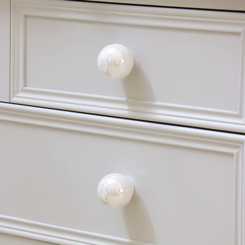French Round Pearl Cabinet Knob - image 8