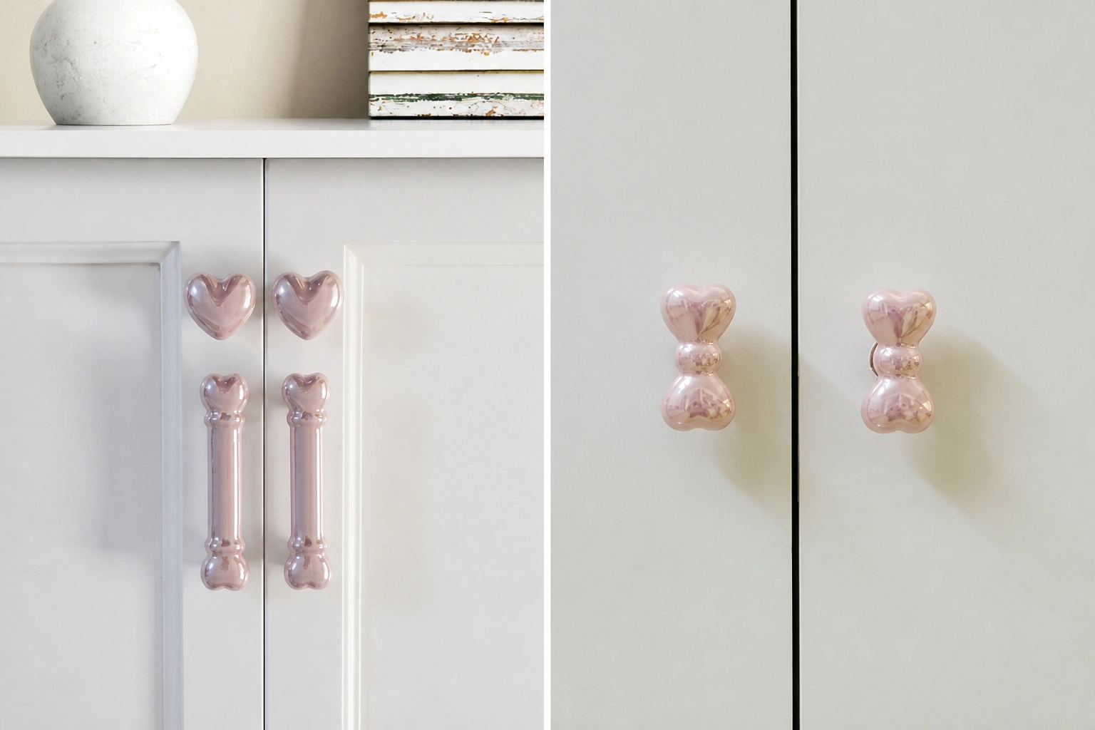 Bow Pearl Ceramic Cabinet Knob - image 24