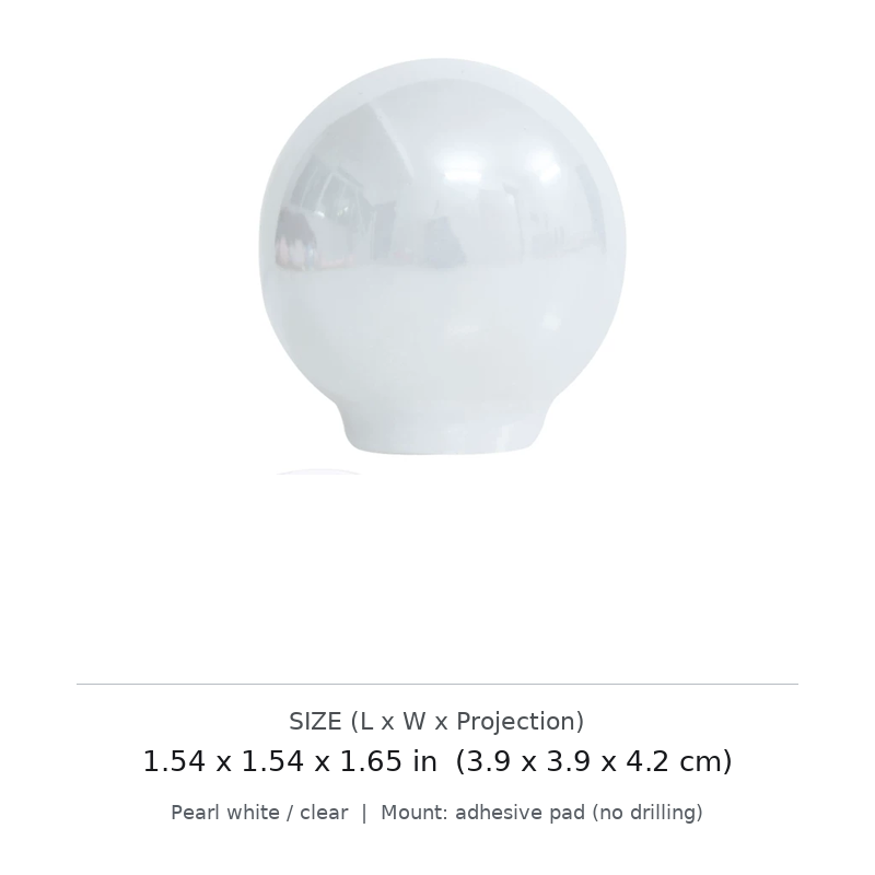 Round No-Drill Cabinet Knob - image 2