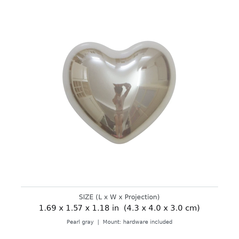Heart Pearl Cabinet Pull - image 3