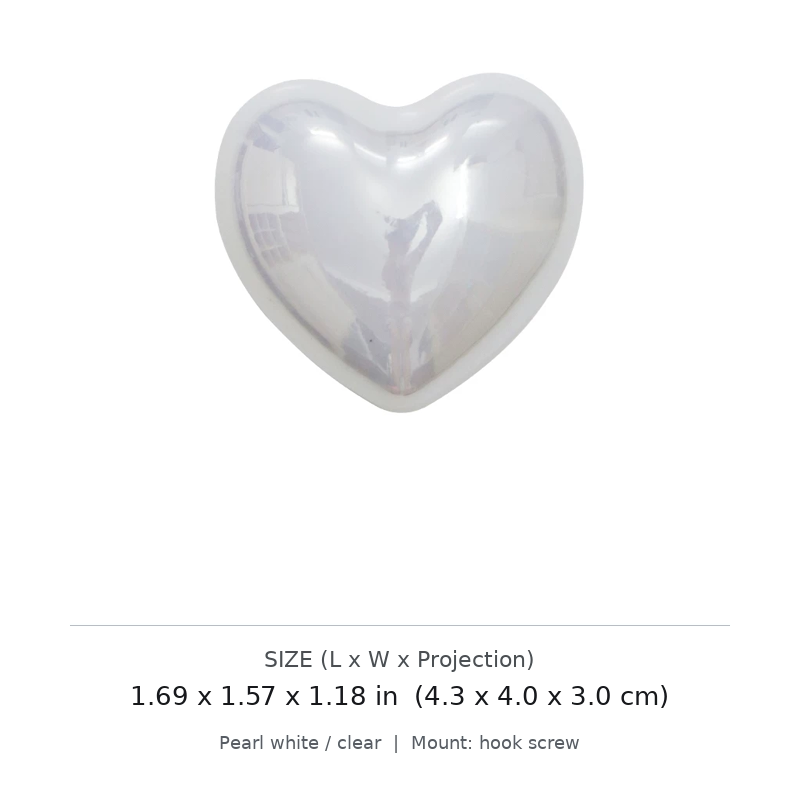 Heart No-Drill Decorative Wall Hook - image 4