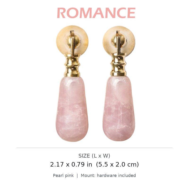 Natural Crystal Cabinet Pull - image 1