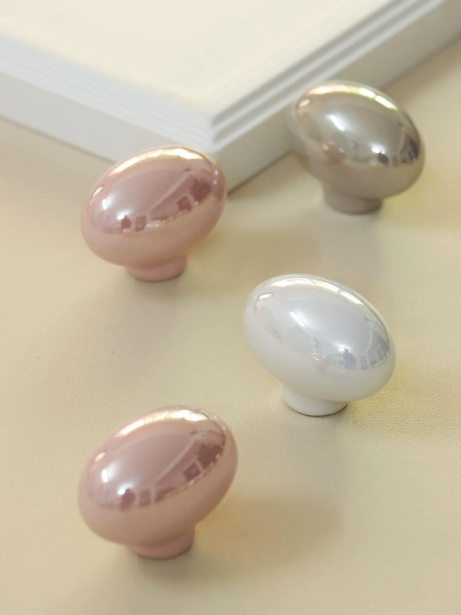 French Oval Pearl Cabinet Knob - image 12