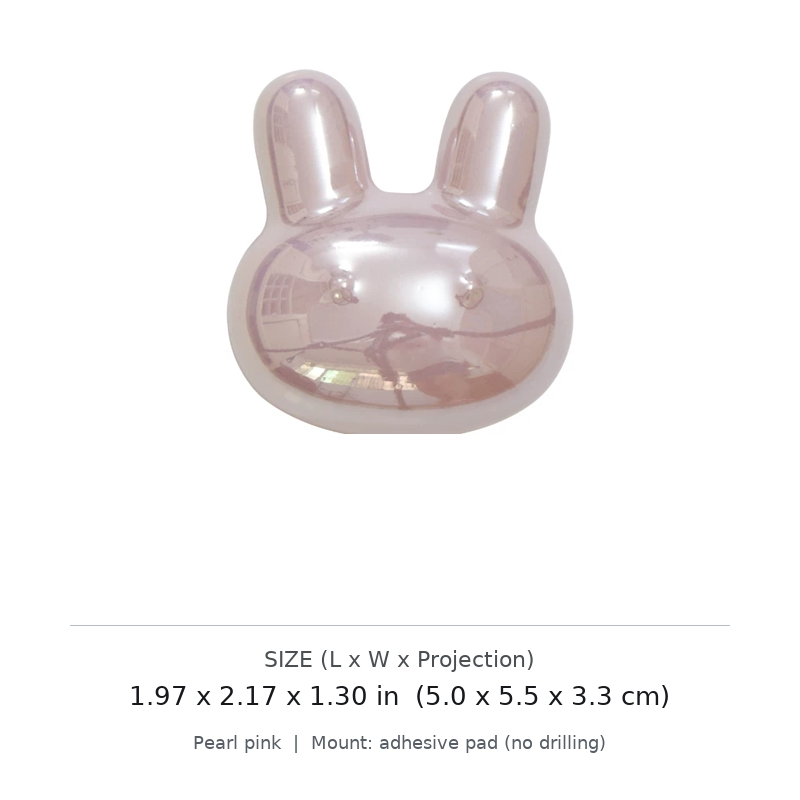 Rabbit No-Drill Decorative Wall Hook - image 4