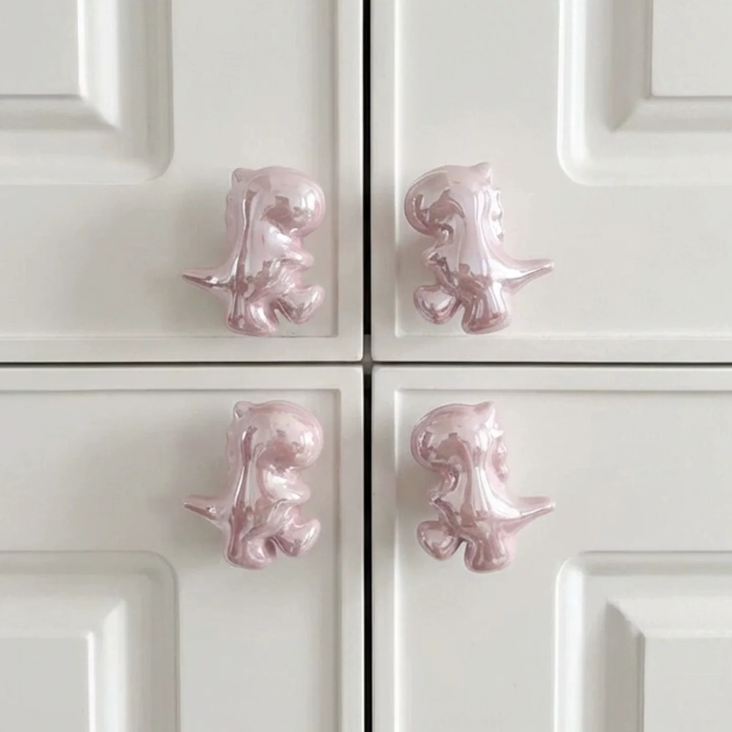Dinosaur Pearl Cabinet Knob - image 7