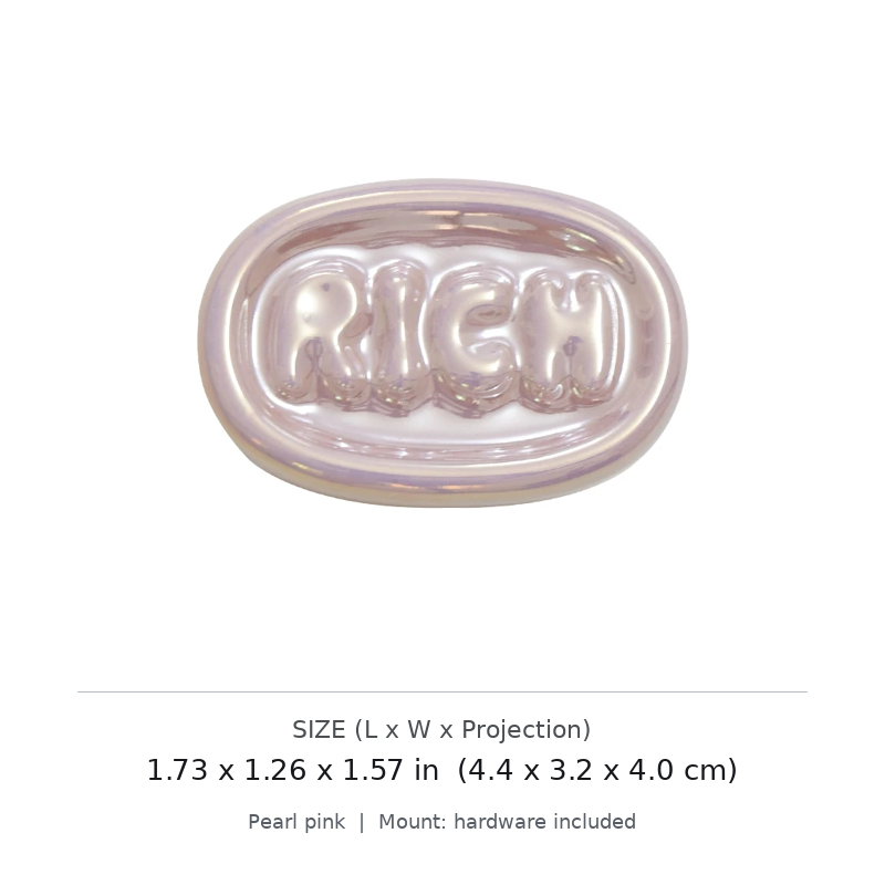 Coin-Style Pearl Cabinet Knob - image 1