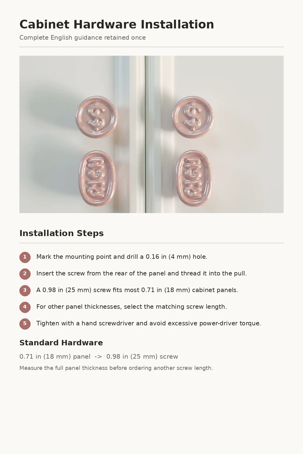 Coin-Style Pearl Cabinet Knob - image 19