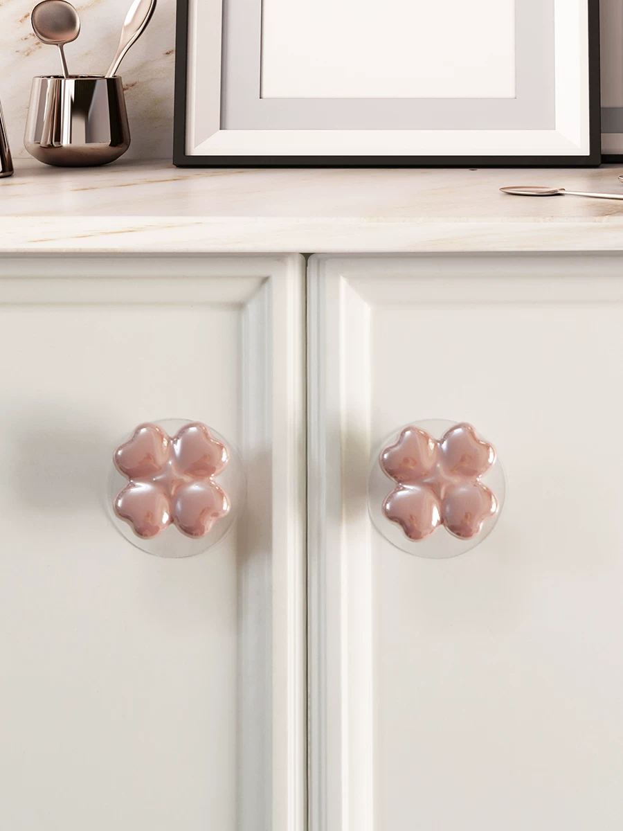 Four-Leaf Clover No-Drill Cabinet Knob - image 11