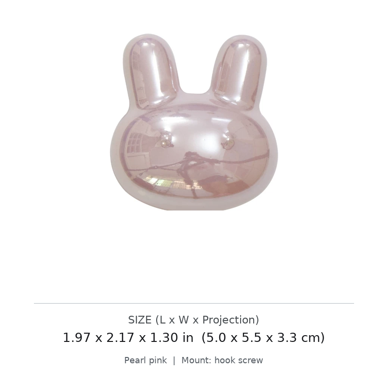 Rabbit No-Drill Decorative Wall Hook - image 3